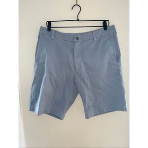 Lululemon Commission Classic-Fit Short 9" *Oxford Golf Shorts Light Blue Size 34